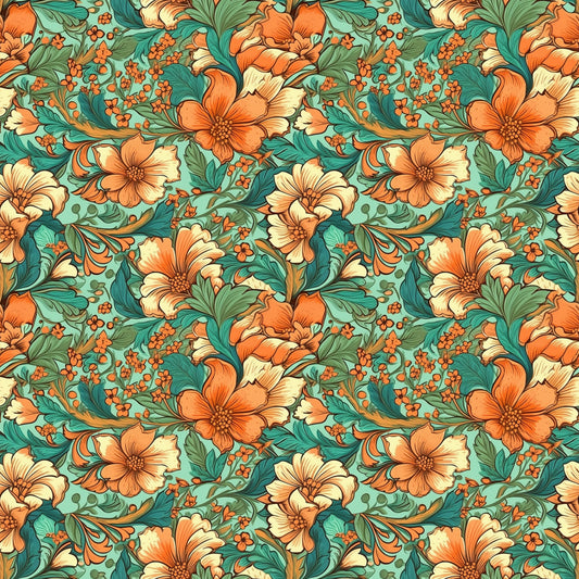 Garden Blooms Pattern 12 Quilting Cotton Fabric