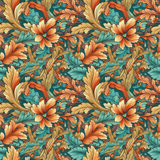 Garden Blooms Pattern 3 Quilting Cotton Fabric