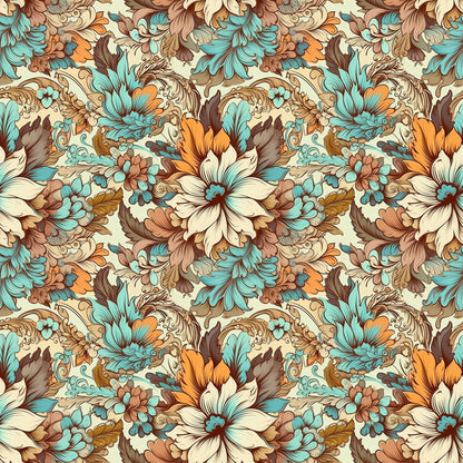 Garden Blooms Pattern 4 Quilting Cotton Fabric