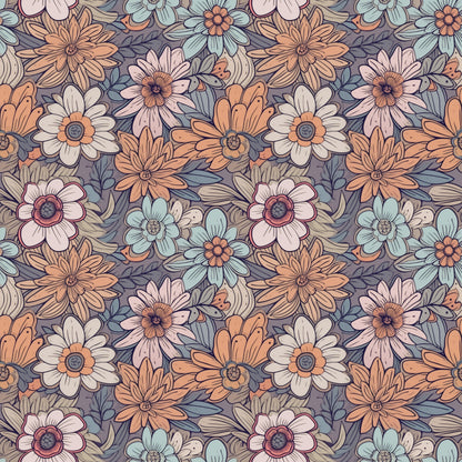 Garden Blooms Pattern 7 Quilting Cotton Fabric