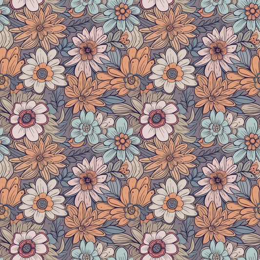 Garden Blooms Pattern 7 Quilting Cotton Fabric