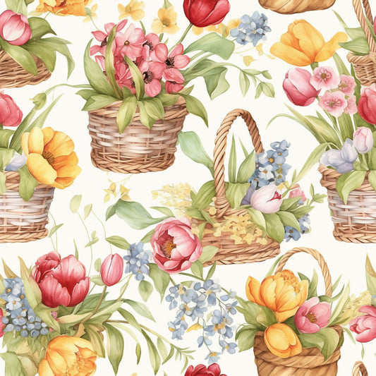 Gardening Pattern 6 Quilting Cotton Fabric