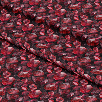 Garnet Gemstones Pattern 10 Quilting Cotton Fabric