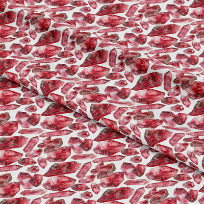 Garnet Gemstones Pattern 1 Quilting Cotton Fabric