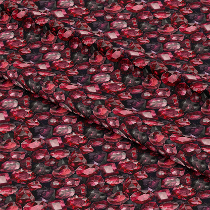 Garnet Gemstones Pattern 4 Quilting Cotton Fabric