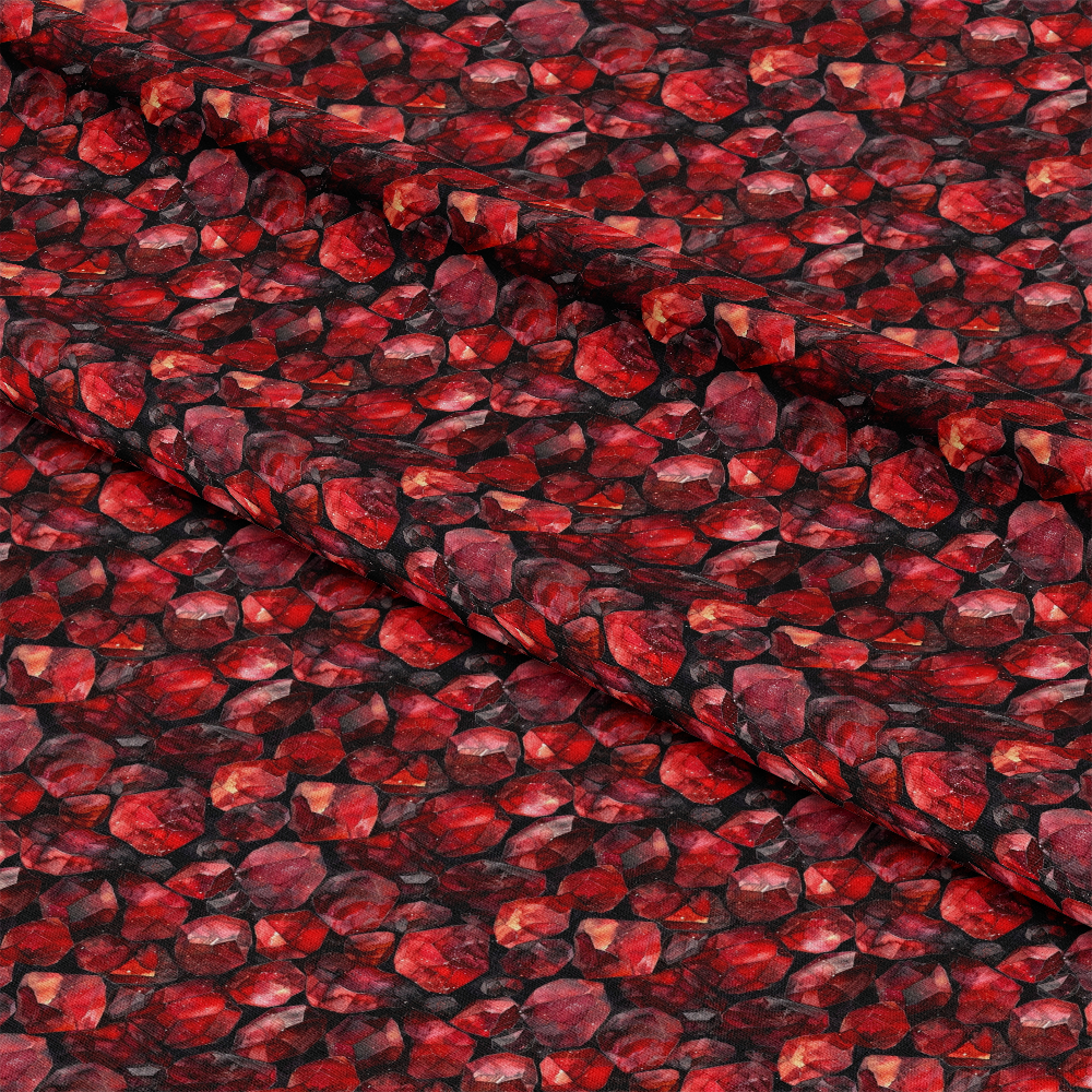 Garnet Gemstones Pattern 5 Quilting Cotton Fabric