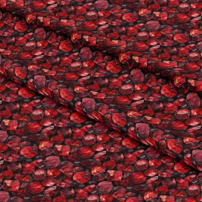 Garnet Gemstones Pattern 5 Quilting Cotton Fabric