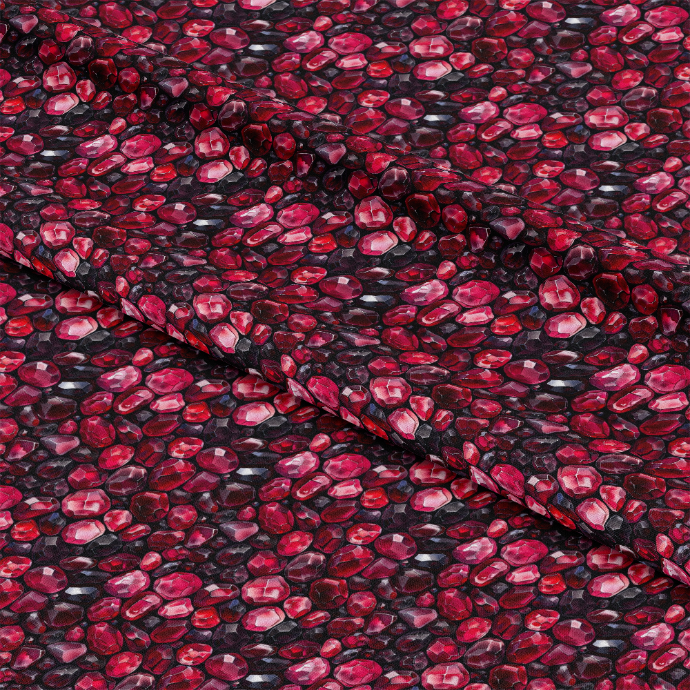 Garnet Gemstones Pattern 6 Quilting Cotton Fabric