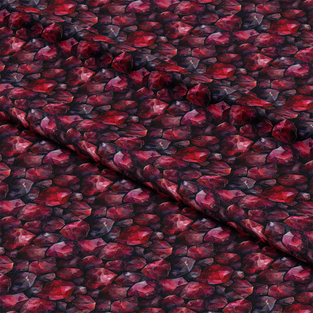 Garnet Gemstones Pattern 8 Quilting Cotton Fabric