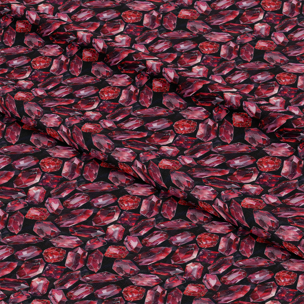 Garnet Gemstones Pattern 9 Quilting Cotton Fabric