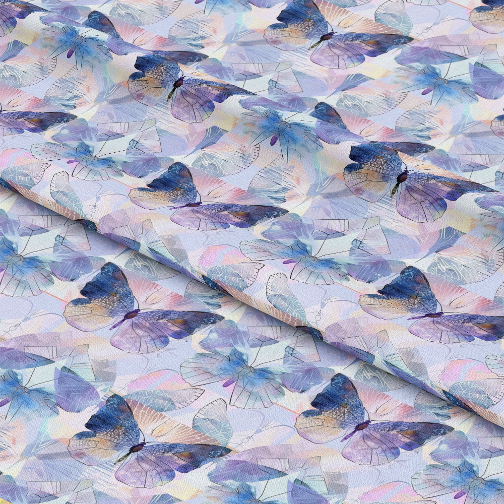 Geometric Butterflies Pattern 16 Quilting Cotton Fabric