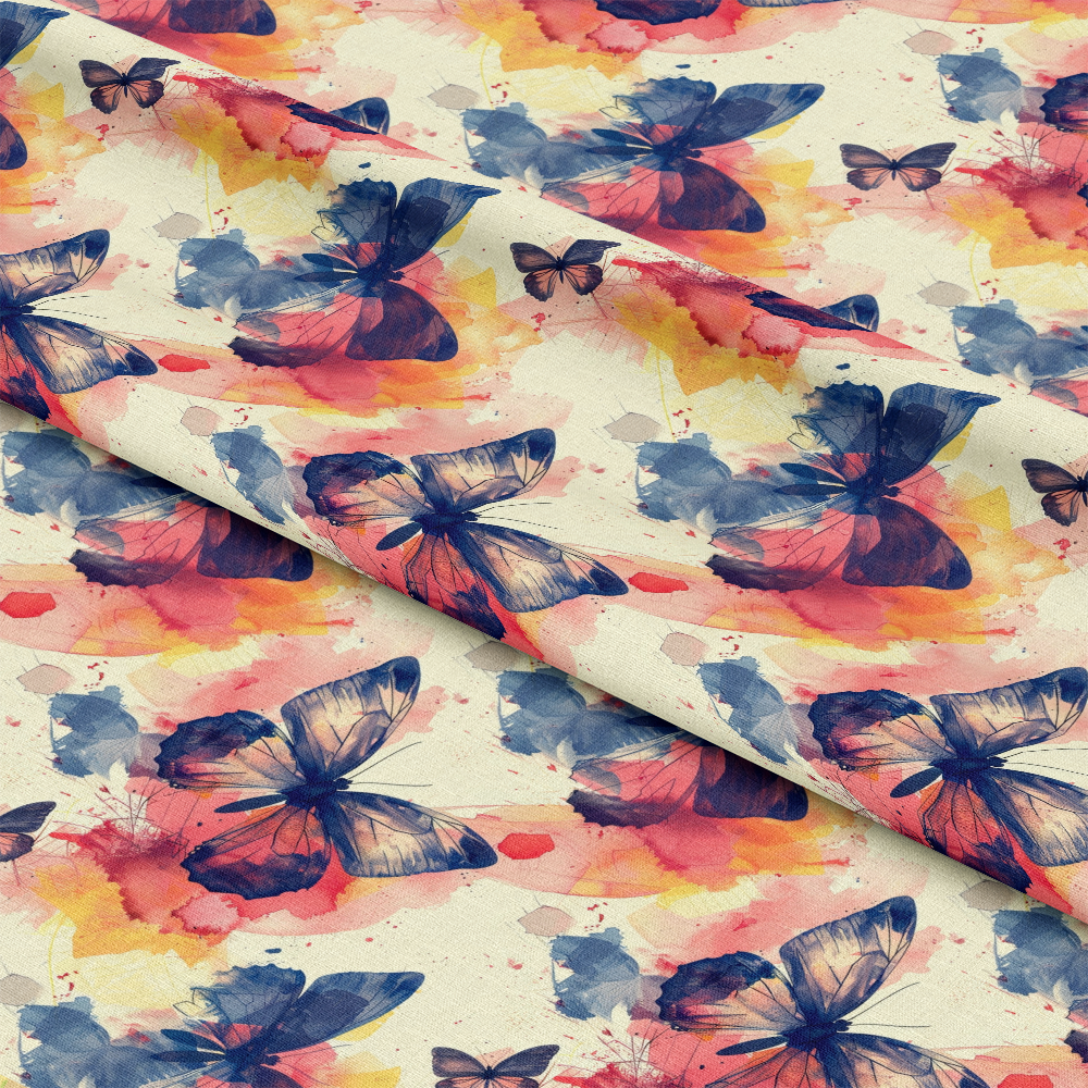 Geometric Butterflies Pattern 3 Quilting Cotton Fabric