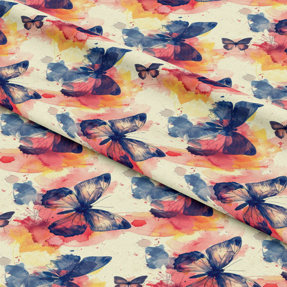 Geometric Butterflies Pattern 3 Quilting Cotton Fabric