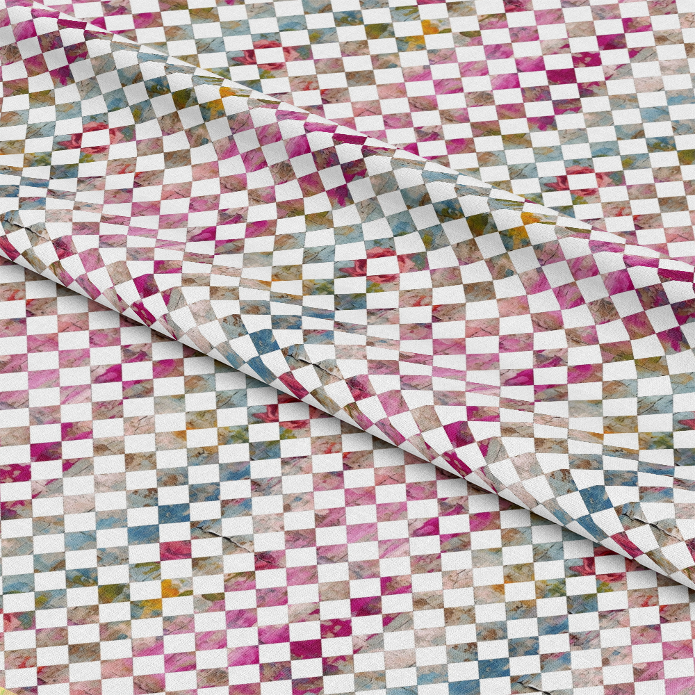 Girly Grunge Plaster Pattern 33 Quilting Cotton Fabric