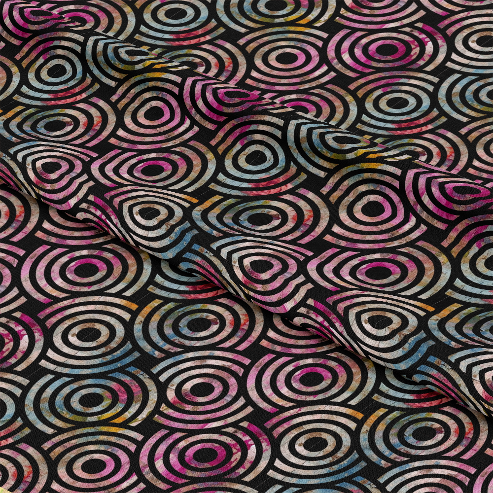 Girly Grunge Plaster Pattern 35 Quilting Cotton Fabric