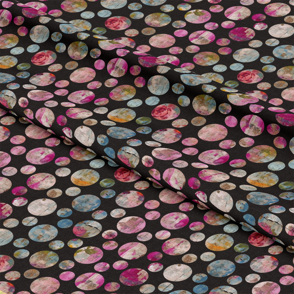Girly Grunge Plaster Pattern 36 Quilting Cotton Fabric