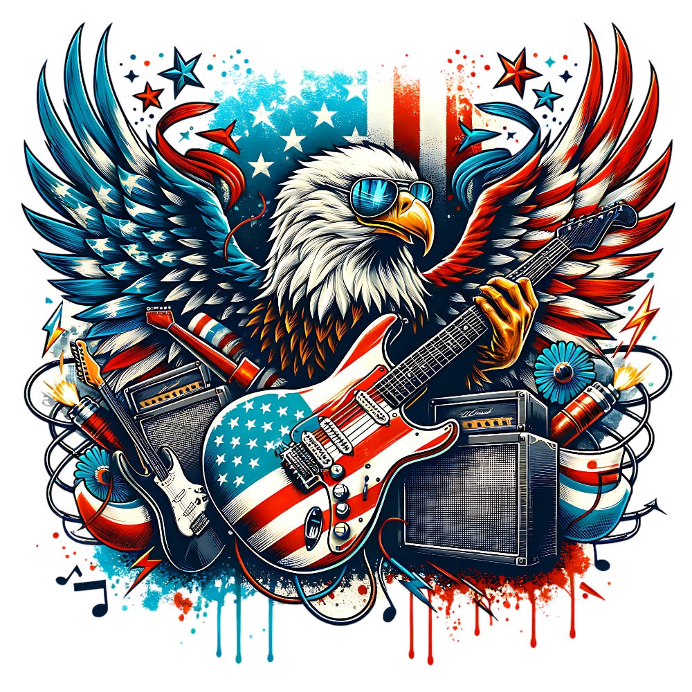 God Bless America Fabric Panel 3