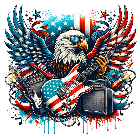 God Bless America Fabric Panel 3