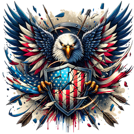 God Bless America Fabric Panel 7