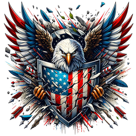 God Bless America Fabric Panel 8