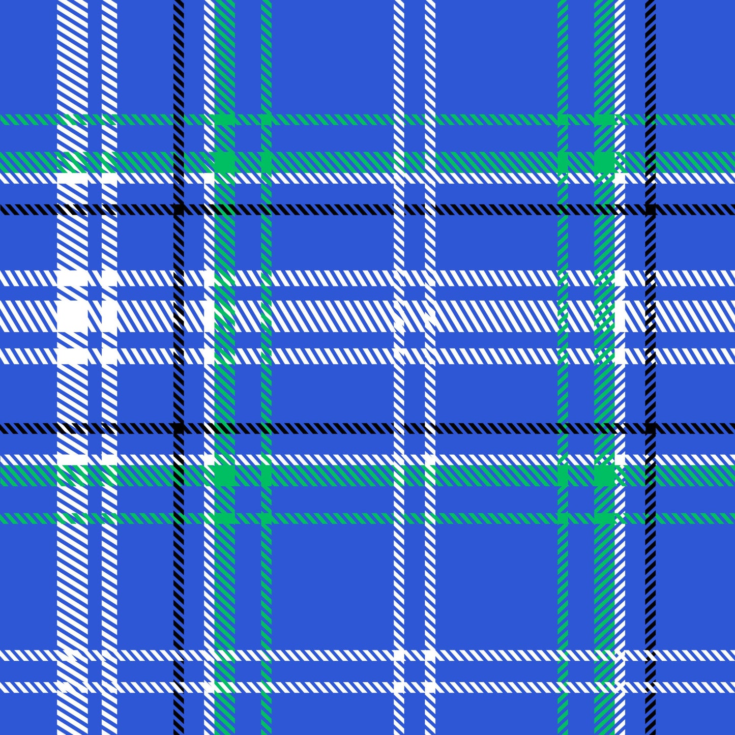 Golf Plaid Pattern 3 Quilting Cotton Fabric