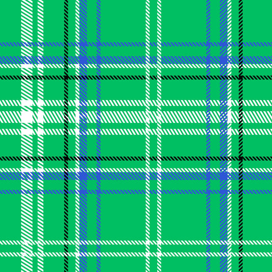 Golf Plaid Pattern 4 Quilting Cotton Fabric