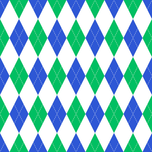Golf Plaid Pattern 5 Quilting Cotton Fabric