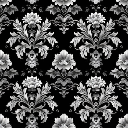 Gothic Damask Pattern 10 Quilting Cotton Fabric