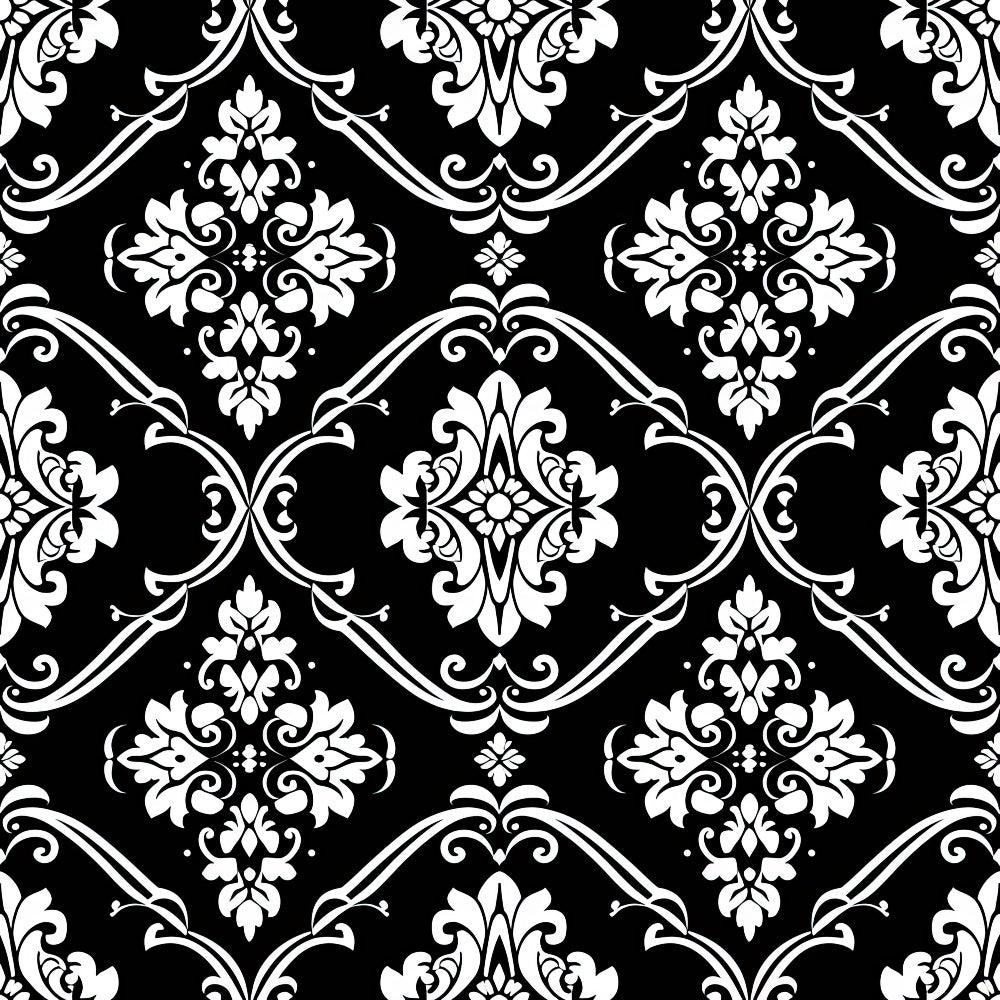 Gothic Damask Pattern 2 Quilting Cotton Fabric