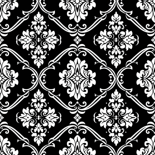 Gothic Damask Pattern 2 Quilting Cotton Fabric