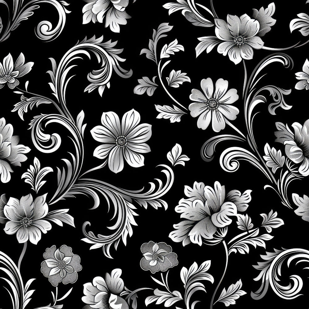 Gothic Damask Pattern 5 Quilting Cotton Fabric