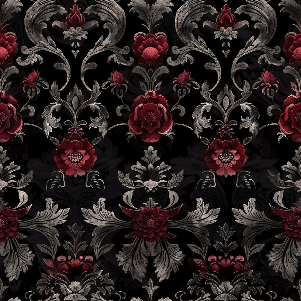 Gothic Damask Pattern 6 Quilting Cotton Fabric – FabricMegaStore.com