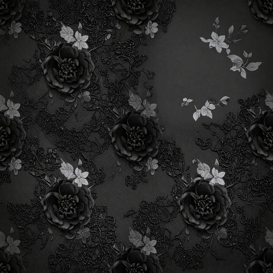Gothic Couture Lace Pattern 12 Quilting Cotton Fabric