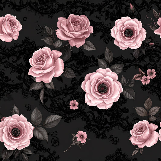 Gothic Couture Lace Pattern 14 Quilting Cotton Fabric