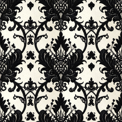 Gothic Couture Lace Pattern 16 Quilting Cotton Fabric