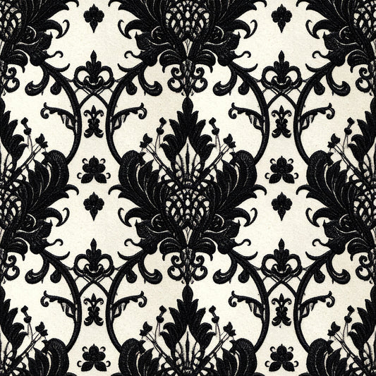 Gothic Couture Lace Pattern 16 Quilting Cotton Fabric