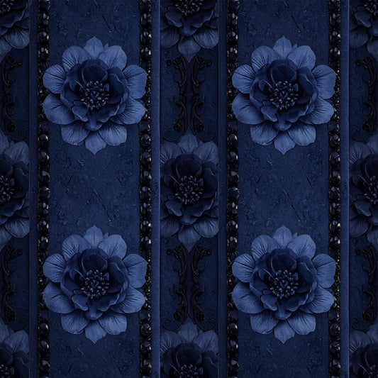 Gothic Couture Lace Pattern 17 Quilting Cotton Fabric