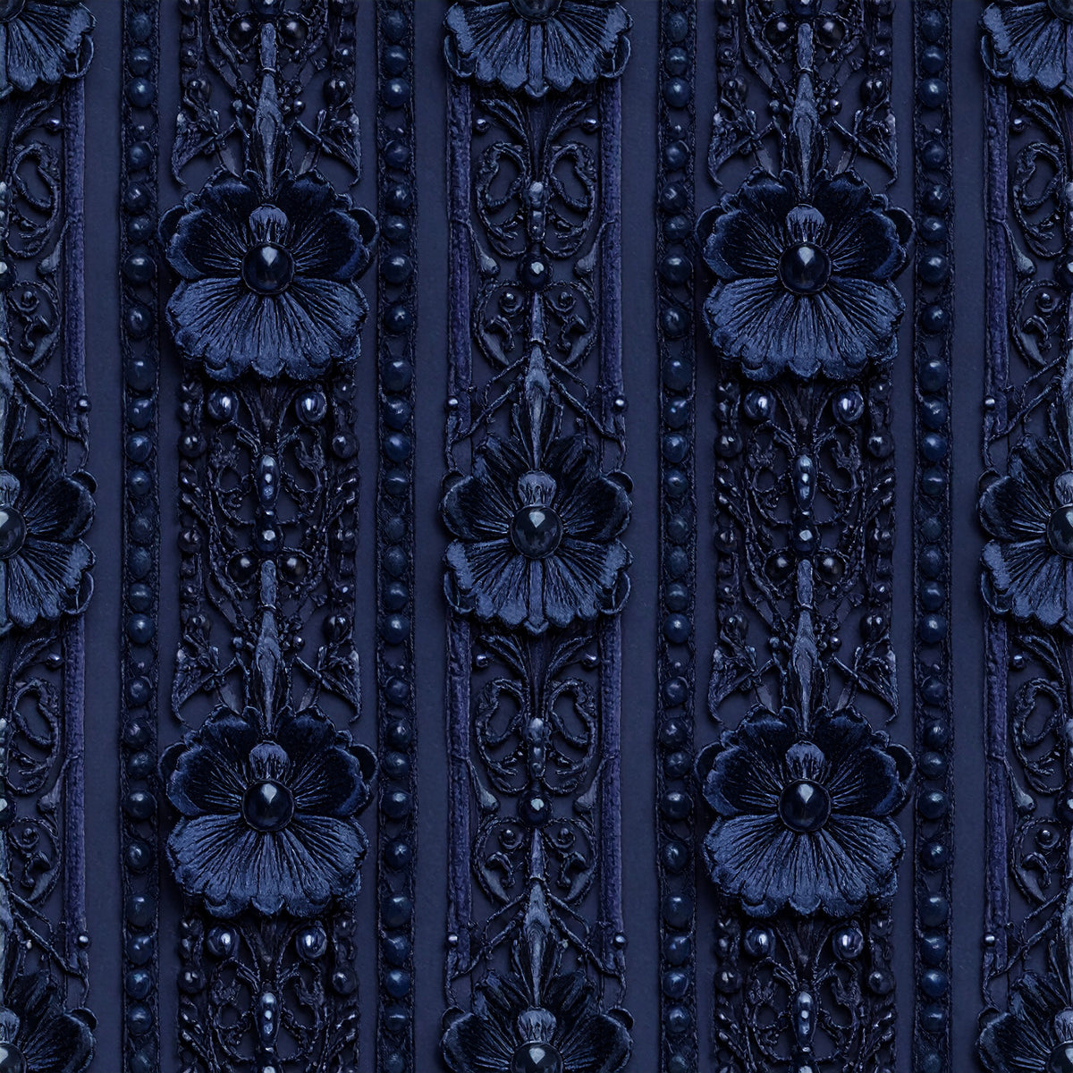 Gothic Couture Lace Pattern 18 Quilting Cotton Fabric