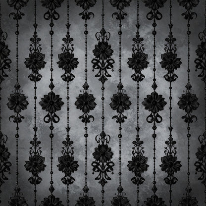 Gothic Couture Lace Pattern 2 Quilting Cotton Fabric