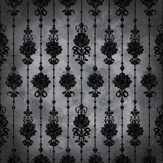 Gothic Couture Lace Pattern 2 Quilting Cotton Fabric