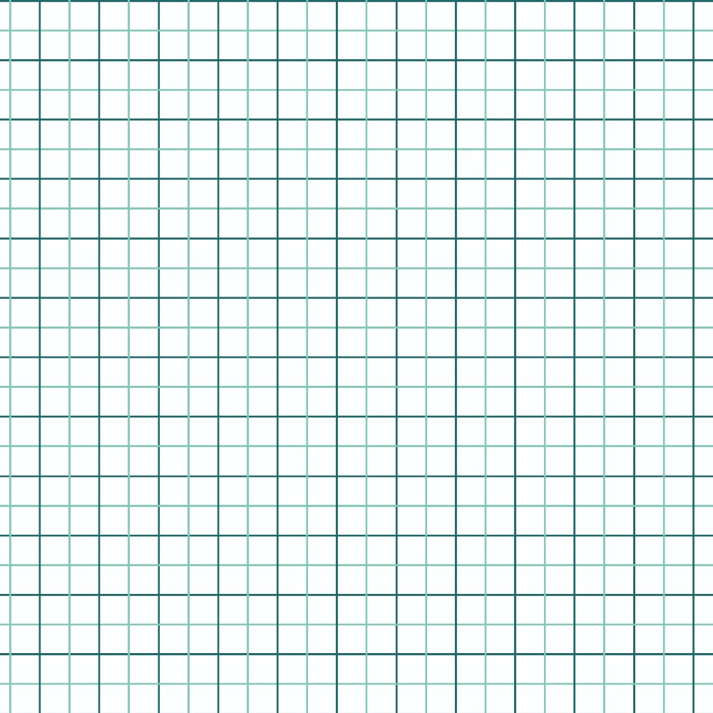 A grid paper background with evenly spaced green lines forming squares.