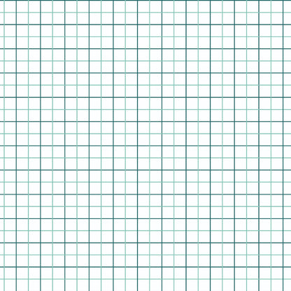 A grid paper background with evenly spaced green lines forming squares.