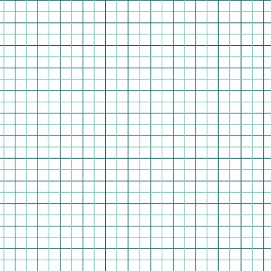 A grid paper background with evenly spaced green lines forming squares.