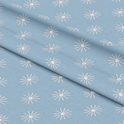 Groovy Blue Boho Pattern 12 Quilting Cotton Fabric