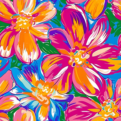 Groovy Lilly Pulitzer Hippie Pattern 10 Quilting Cotton Fabric