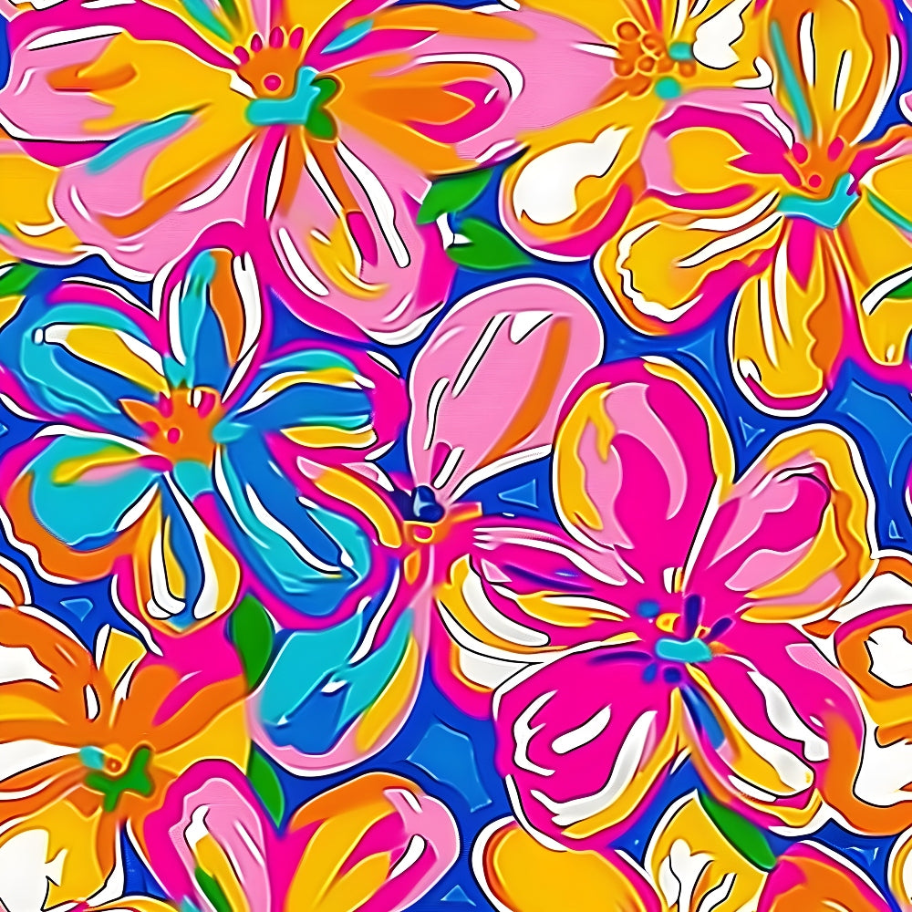 Groovy Lilly Pulitzer Hippie Pattern 15 Quilting Cotton Fabric