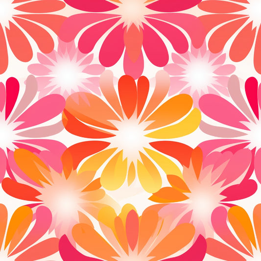 Groovy Pinks Pattern 2 Quilting Cotton Fabric