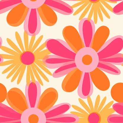 Groovy Pinks Pattern 5 Quilting Cotton Fabric