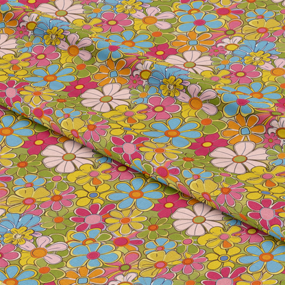 Groovy Spring Florals Pattern 12 Quilting Cotton Fabric