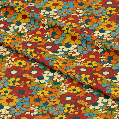 Groovy Spring Florals Pattern 15 Quilting Cotton Fabric